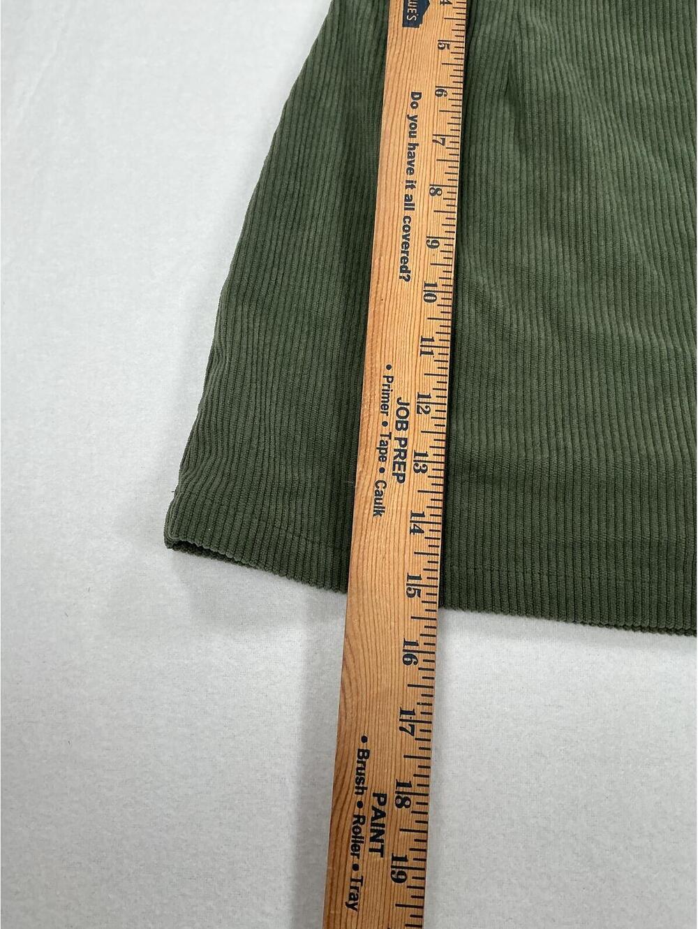 Halara Olive Green Corduroy Skort Skirt Built-In Shorts Women’s Medium - Picture 6 of 8